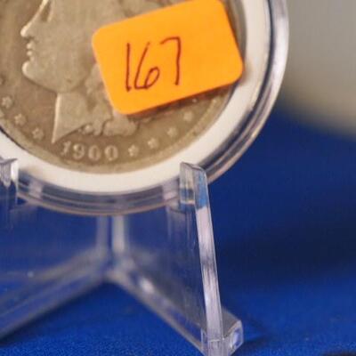 1900 S Morgan Silver Dollar  167