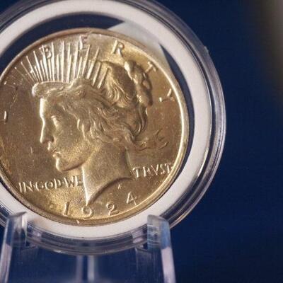1924 P Peace Silver Dollar 173
