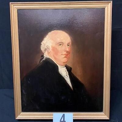 LOT#4: Believed to be 18th Century English School Portrait of a Man #2