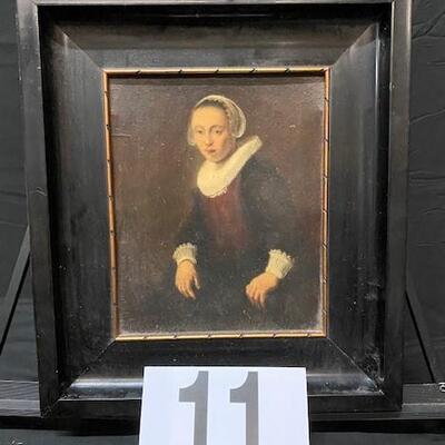 LOT#11: Believed to be 18th Century Dutch School Portrait