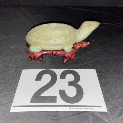 LOT#23: Carved Jade Turtle