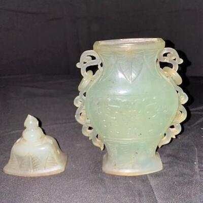 LOT#25: 2 Carved Jade Pieces