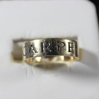 LOT#96: Stamped 585 (14K) Band 4.5g