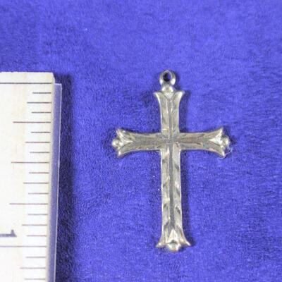 LOT#107: Tests 14K Gold Cross 1g