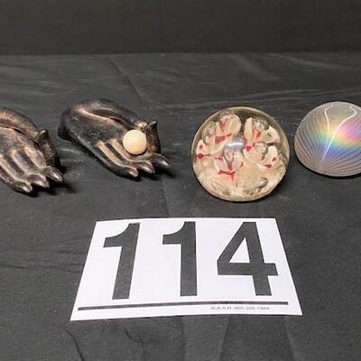 LOT#114: Paperweight Lot #1