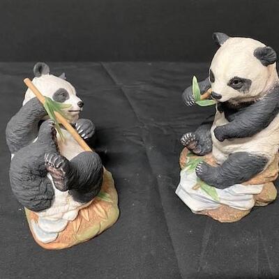 LOT#116: Pair of Pandas by Andrea
