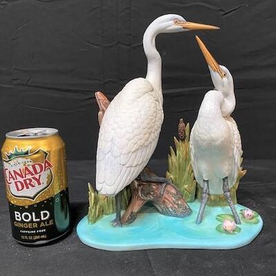 LOT#119: "Double Great Egret" by Andrea