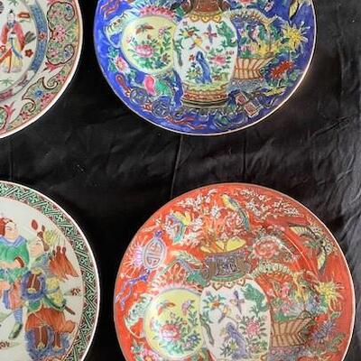 LOT#124: Assorted Asian Decorative Plates