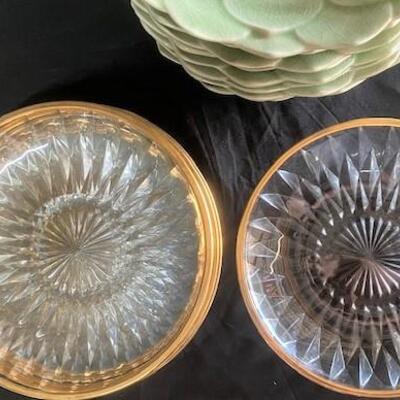 LOT#125: Assorted Plates Including Relish Trays