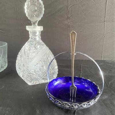 LOT#127: Glass & Cut Glass Lot Including Arcoroc French Bowl