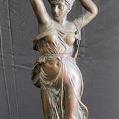 LOT#138: Pair of Contemporary Figural Bronzes