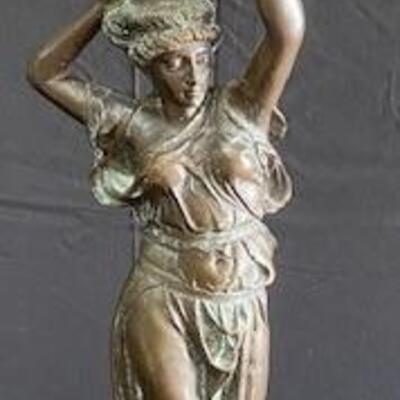 LOT#138: Pair of Contemporary Figural Bronzes