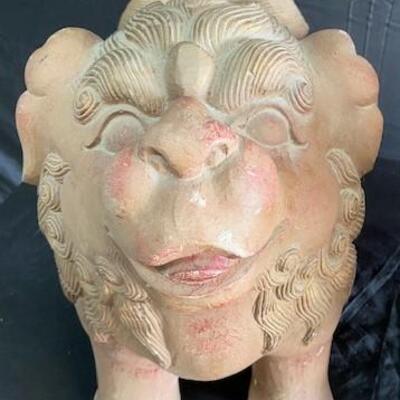 LOT#142: Pair of Large Foo Dogs #2