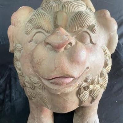 LOT#142: Pair of Large Foo Dogs #2