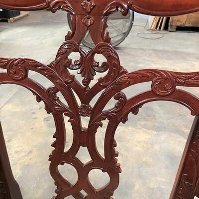 LOT#190: Pair of Rosewood Captain's Chair #2