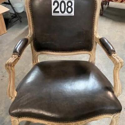 LOT#208: Provencal Style Arm Chair
