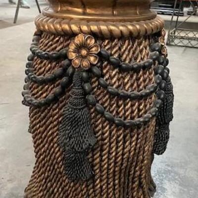 LOT#212: Occasional Table with Faux Tassels