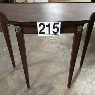 LOT#215: Dark Wood Entry Table