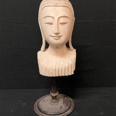 LOT#220: Mounted Tibetan Head