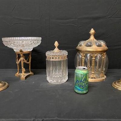 LOT#222: Ornate Canister Lot #1