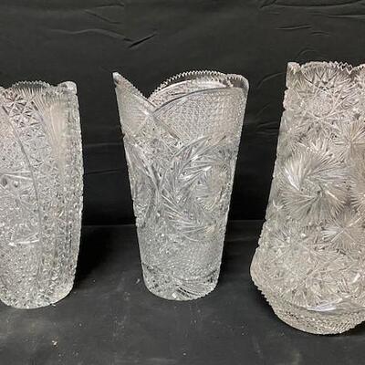 LOT#223: Cut Glass Lot #1