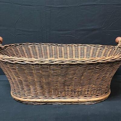 LOT#225: Large Storage Basket with Handles.