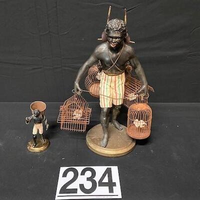 LOT#234: Pair of Blackamoors