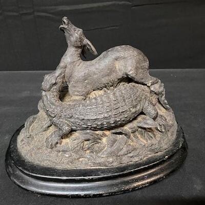 LOT#241: Spelter & Bronze Animal Lot