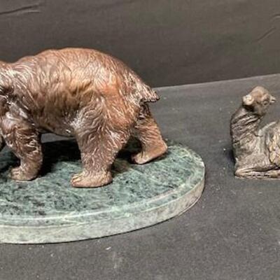 LOT#241: Spelter & Bronze Animal Lot