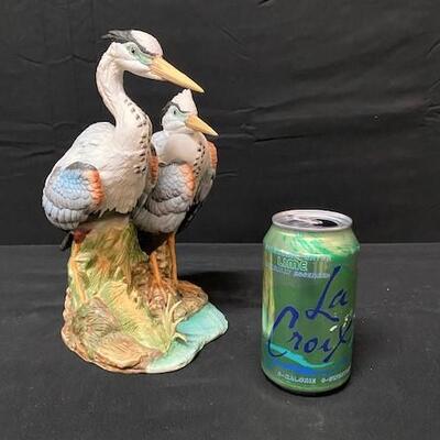 LOT#242: "Double Great Blue Heron" by Andrea