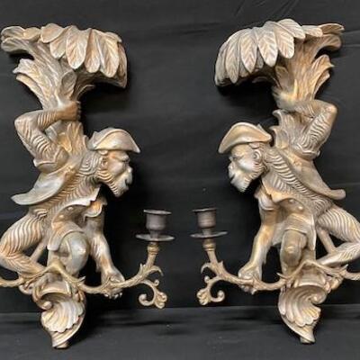 LOT#246: Monkey Candle Holder Lot