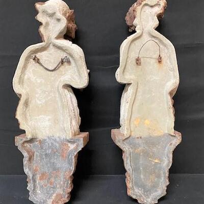 LOT#256: Pair of Ladies Wall Décor