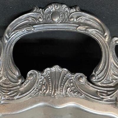 LOT#263: 2 Silver-plate Platters