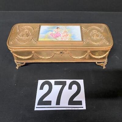 LOT#272: 19th Century French Jewelry Casket