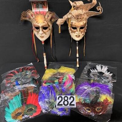 LOT#282: Mardi Gras & Venetian Mask Lot