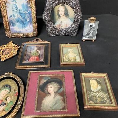 LOT#297: Portrait Miniature Lot