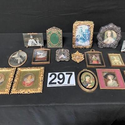 LOT#297: Portrait Miniature Lot