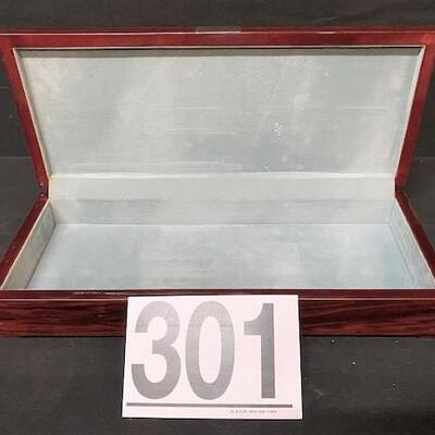LOT#301: Kinder Harris Mahogany Storage Box