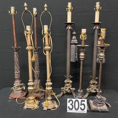 LOT#305: Assorted Lamp Lot #1