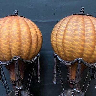 LOT#307: Pair of Balloon Lamps