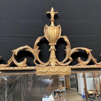 LOT#317: Beveled Mirror with Gilding