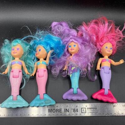 Set of 4 Playskool My Pretty Little Mermaid Dolls EstateSales