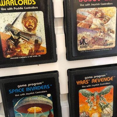 67: Atari Case #2 with 8 Game Program Games