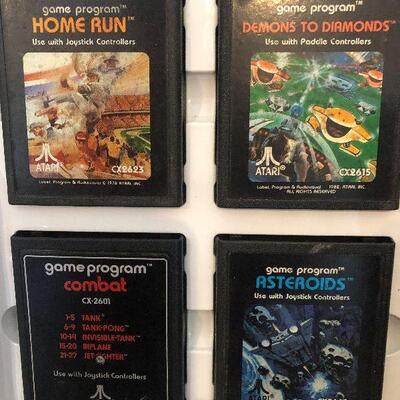 67: Atari Case #2 with 8 Game Program Games