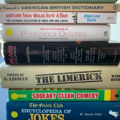 Lot 64. Collection of joke books and quotations--$10