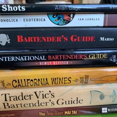 Lot 70. Collection of books on bartending and cocktails--$20