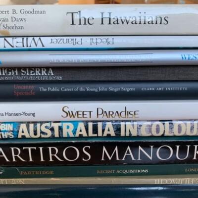 Lot 72. Collection of coffee table books--$25