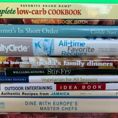 Lot 75. Collection of cookbooks--$35