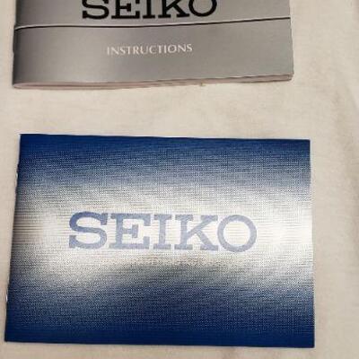 New Seiko Solar Quartz Chronograph Men's Watch SSC017 