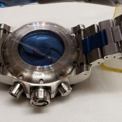 New Invicta Men's 12400 Sea Hunter Chronograph Black Dial Watch
